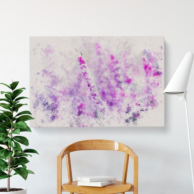 Purple Heather - Wrapped Canvas Graphic Art East Urban Home Size: 50cm H x 76cm W x 3cm D on Productcaster.