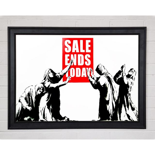 Sale Ends Today Framed Print Happy Larry Size: 59.7cm H x 84.1cm W x 1.5cm D on Productcaster.