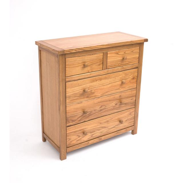 Riendeau 5 Drawer 90Cm W Chest of Drawers Alpen Home on Productcaster.