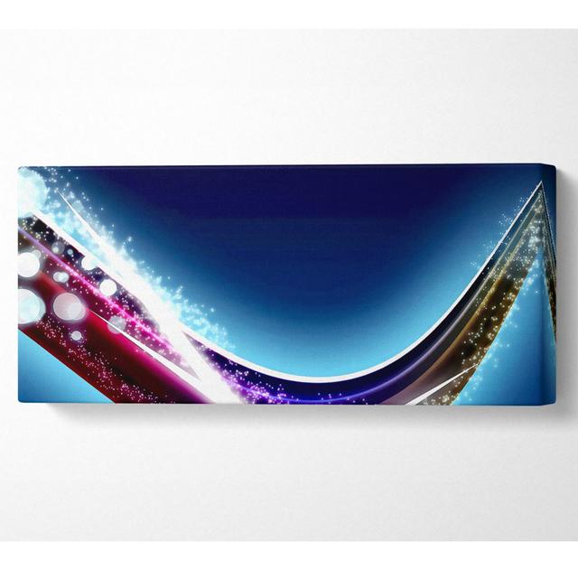 Lightning Bolt Panoramic Canvas Ivy Bronx Size: 40.6cm H x 101.6cm W on Productcaster.