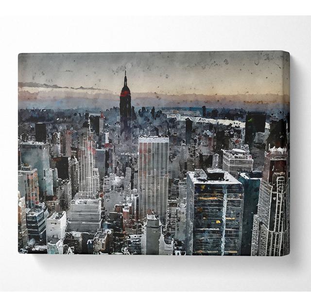 Quer durch New York - Drucken ModernMoments Größe: 81 cm H x 121,9 cm B x 10 cm T on Productcaster.