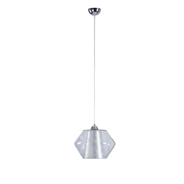 Denning 1 - Light Geometric Pendant World Menagerie Shade Colour: Silver on Productcaster.