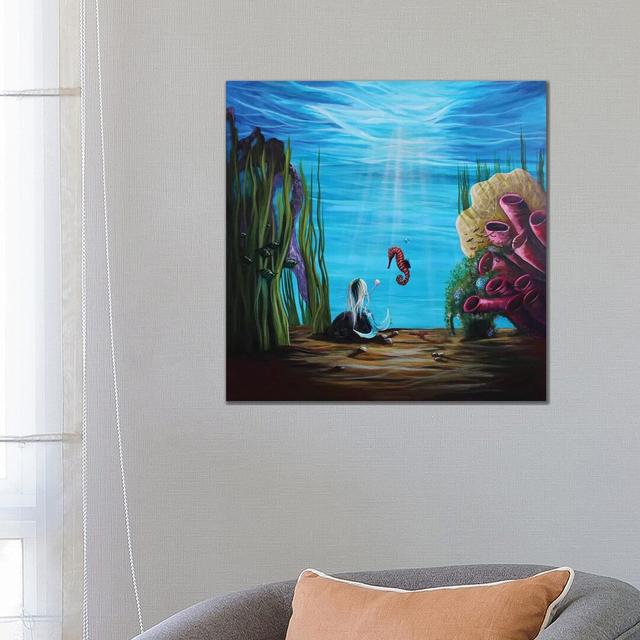 Enchantment Under The Sea - Print on Canvas Longshore Tides Size: 66.04cm H x 66.04cm W x 3.81cm D, Format: Wrapped Canvas on Productcaster.