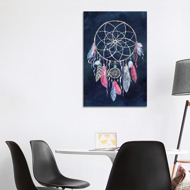 Dreamcatcher, Dark by Stephanie Corfee - Wrapped Canvas Painting Latitude Vive Size: 101.6cm H x 66.04cm W x 1.91cm D on Productcaster.