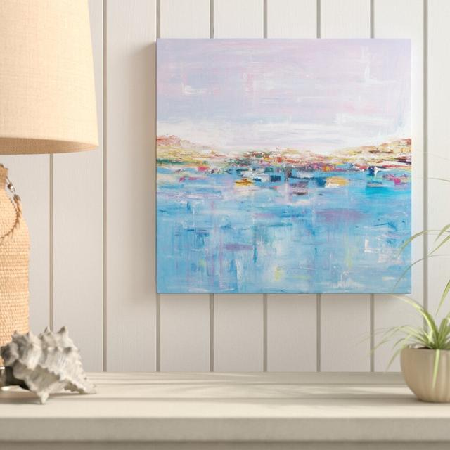 'Harbour' by Gary Butcher Art Print on Wrapped Canvas East Urban Home Size: 61cm H x 61cm W x 3.8cm D on Productcaster.