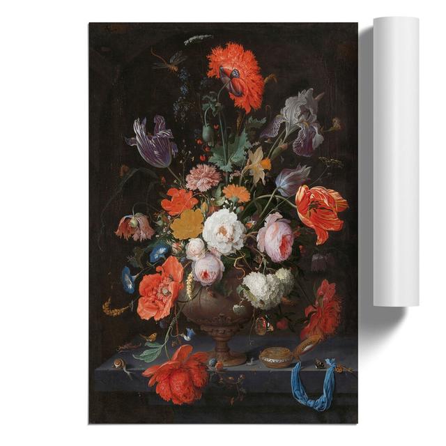 Still Life with Flowers Vol.2 by Abraham Mignon - Unframed Painting East Urban Home Size: 59cm H x 42cm W x 0.1cm D on Productcaster.