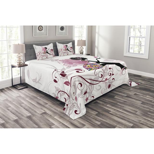 Pyrrhos Floral [EU ONLY] Duvet Cover Set with Pillowcases Ebern Designs on Productcaster.