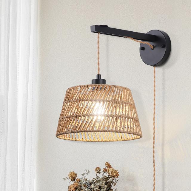 Bahwana Plug-in Swing Arm Sconce Bayou Breeze on Productcaster.