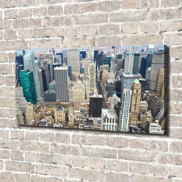 Manhattan New York - Wrapped Canvas Art Prints Ebern Designs on Productcaster.