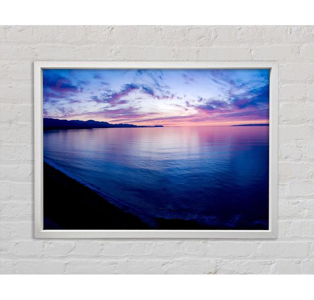 Dusk Delight Framed Print Highland Dunes Size: 59.7cm H x 84.1cm W x 3.3cm D on Productcaster.