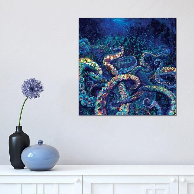 'Cephalopod' Painting on Wrapped Canvas Longshore Tides Size: 66.04cm H x 66.04cm W x 3.81cm D on Productcaster.