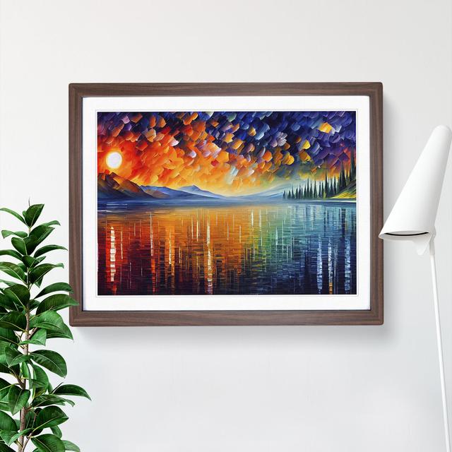 Glowing Lake Vol.3 - Picture Frame Graphic Art ClassicLiving on Productcaster.