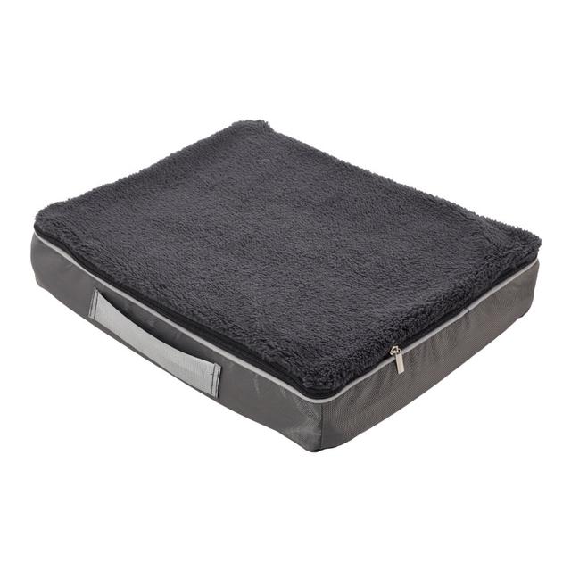 Archie & Oscar Highlandville Solid Colour Orthopedic Cotton Pet Bed Archie & Oscar Size: 10cm H x 19.68cm W x 40cm D on Productcaster.