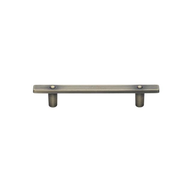 96 cm centre Bar Handle Heritage Brass Finish: Distressed Brass on Productcaster.