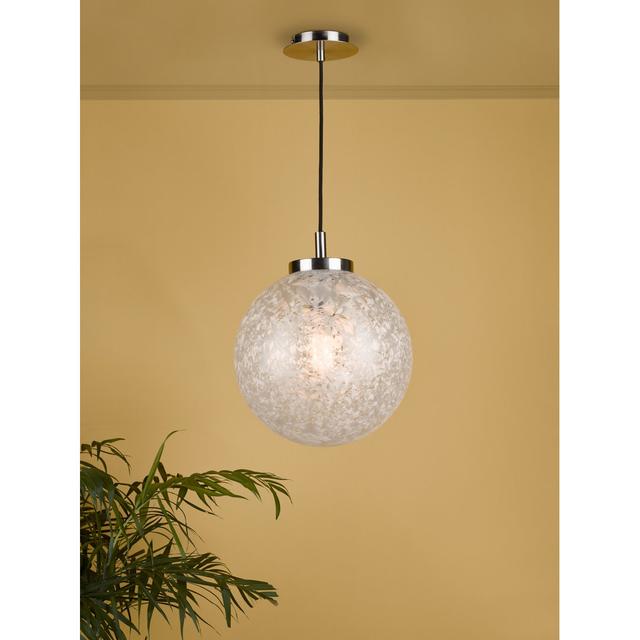 Adeltraud 1 - Light Pendant Fairmont Park Base Finish: Satin Nickel on Productcaster.