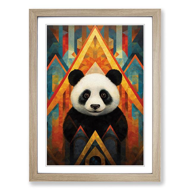 XYZ-FRM-V1223-4906 Single Picture Frame Art Prints on Wood Latitude Vive Format: Oak Framed, Size: 64cm H x 46cm W x 2cm D on Productcaster.