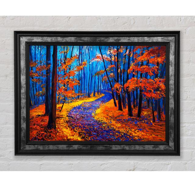 Stunning Autumn Walk - Single Picture Frame Art Prints Bright Star Size: 42cm H x 59.7cm W x 8cm D on Productcaster.