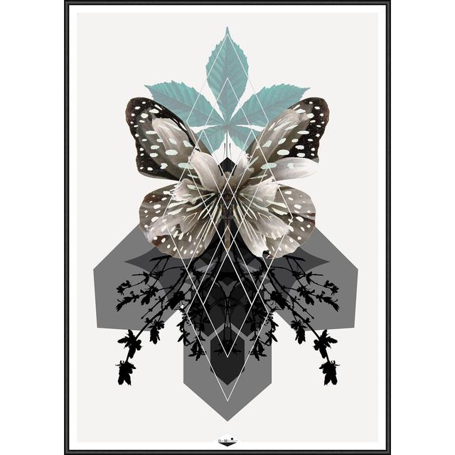 'Butterfly' Framed Graphic Art East Urban Home on Productcaster.