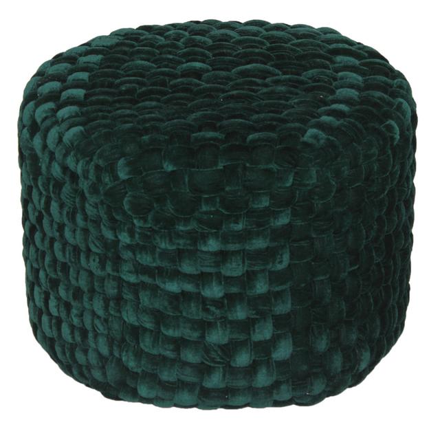 Pouf Trini Fairmont Park Polsterfarbe: Grün on Productcaster.