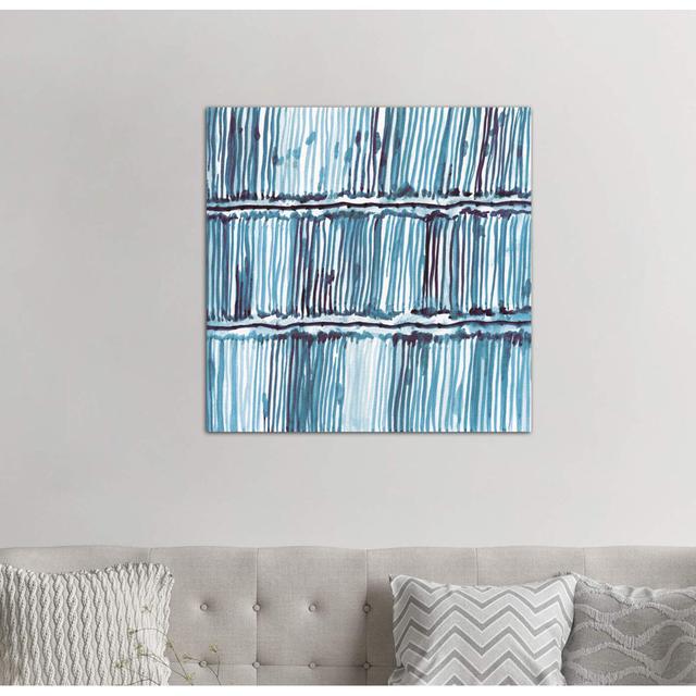 Bold Blue III by Nan - Wrapped Canvas Painting 17 Stories Size: 93.98cm H x 93.98cm W x 3.81cm D on Productcaster.