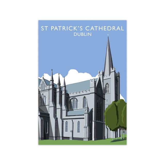 St Patrick's Cathedral Dublin by Richard O'Neill - Graphic Art Print on Paper 17 Stories Size: 42 cm H x 297 cm W on Productcaster.