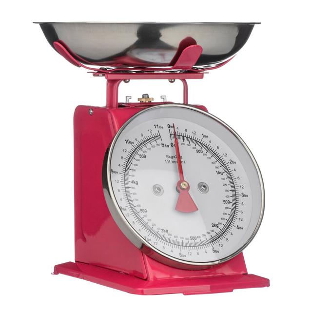 Mechanical Kitchen Scale Symple Stuff Colour: Hot Pink on Productcaster.