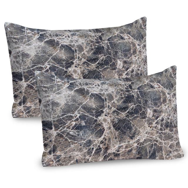 Ceramic-Style Grunge Microfiber Sham (Set of 2) East Urban Home on Productcaster.