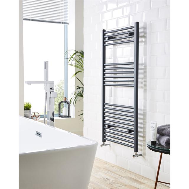 Heated Towel Rails Bedford Sheds Size: 100cm H x 30cm W x 5.5cm D, Finish: Chrome on Productcaster.