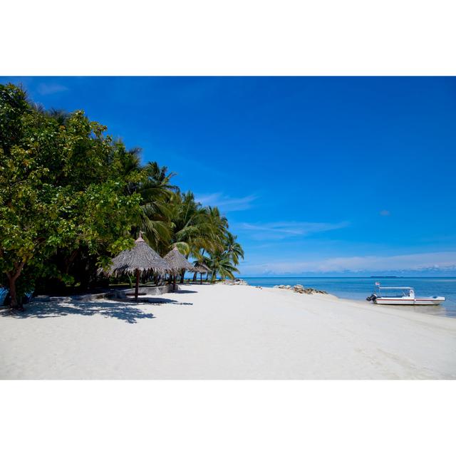 White Sand Beach On Mabul Island, Sipadan, Borneo Malaysia by Fototrav - No Frame Art Prints on Canvas Breakwater Bay Size: 30cm H x 46cm W on Productcaster.