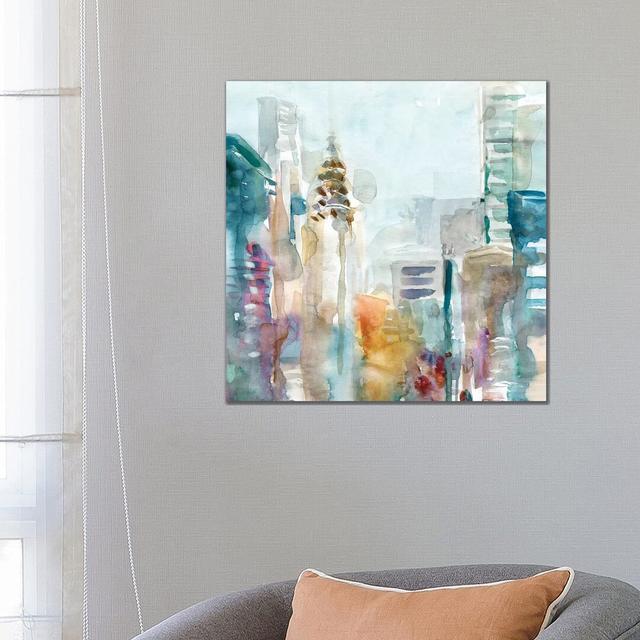 Spectrum NYC by Carol Robinson - Graphic Art Print on Canvas Ebern Designs Size: 66.04cm H x 66.04cm W x 3.81cm D, Format: Wrapped Canvas on Productcaster.