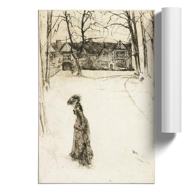 Lady in the Street by James Mcneill Whistler - Unframed Painting East Urban Home Size: 59cm H x 42cm W x 0.1cm D on Productcaster.