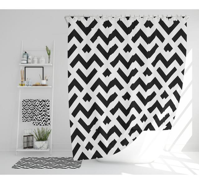 Nyosha Polyester Shower Curtain Set (Set of 3) East Urban Home on Productcaster.