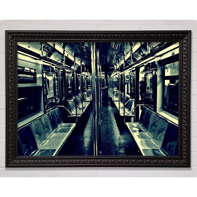 New York City Train Framed Print Bright Star Size: 84.1cm H x 118.9cm W on Productcaster.