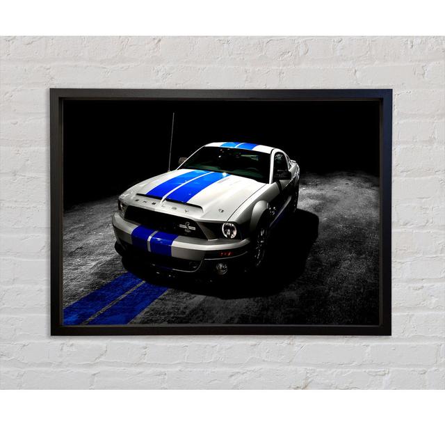 Ford Mustang Shelby GT 500 - Einzelbildrahmen Kunstdrucke auf Leinwand Bright Star Größe: 59,7 cm H x 84,1 cm B x 3,3 cm T on Productcaster.