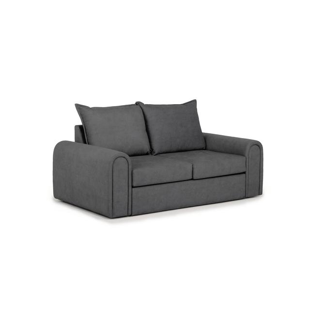 Fulloon 2 Seater Upholstered Sofa Latitude Run Upholstery Colour: Charcoal on Productcaster.