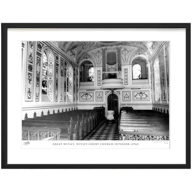 Great Witley, Witley Court Church Interior C1965 by Francis Frith - Single Picture Frame Print The Francis Frith Collection Size: 60cm H x 80cm W x 2. on Productcaster.