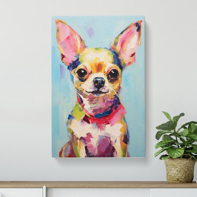 Chihuahua Gestural - No Frame Print Marlow Home Co. Size: 60cm H x 40cm W x 3cm D on Productcaster.