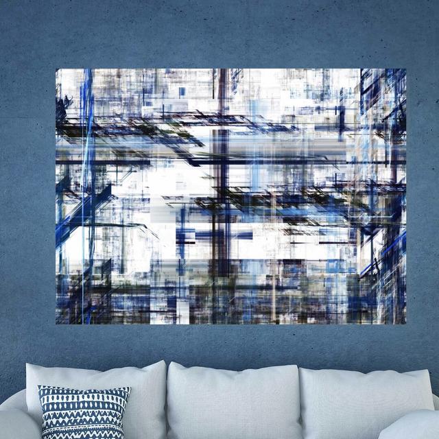 'Abstract Geometric' Print on Canvas East Urban Home Size: 61cm H x 91cm W on Productcaster.