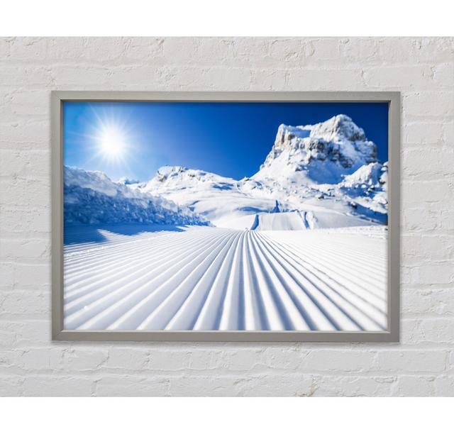 Straight Lines In The Snow Framed Print Bright Star Size: 59.1cm H x 84.1cm W on Productcaster.