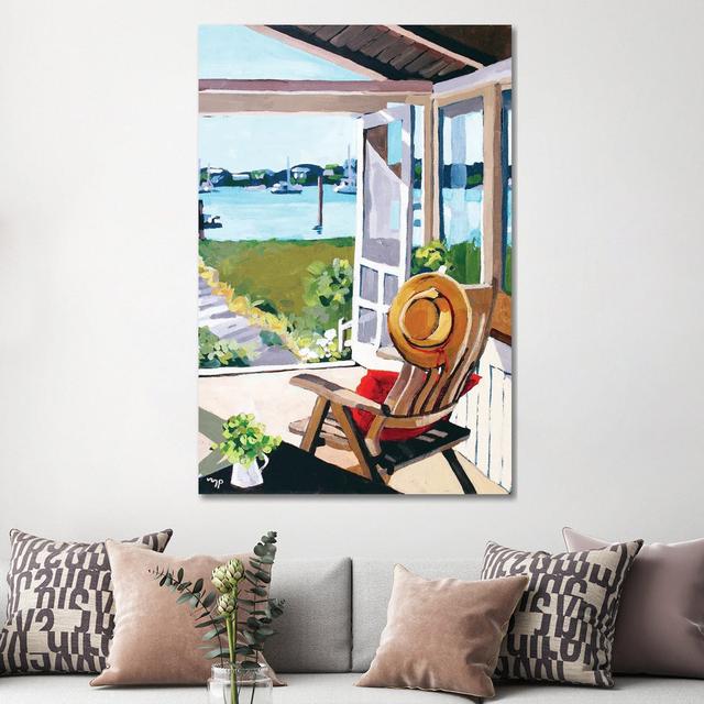 Screened Porch Highland Dunes Size: 152.4cm H x 101.6cm W x 3.81cm D, Format: Wrapped Canvas on Productcaster.