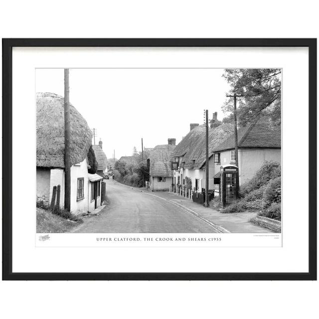 'Upper Clatford, the Crook and Shears C1955' by Francis Frith - Picture Frame Photograph Print on Paper The Francis Frith Collection Size: 40cm H x 50 on Productcaster.