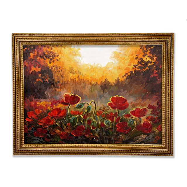 Poppies Finding The Sun - Print Rosalind Wheeler Size: 29.7cm H x 42cm W on Productcaster.