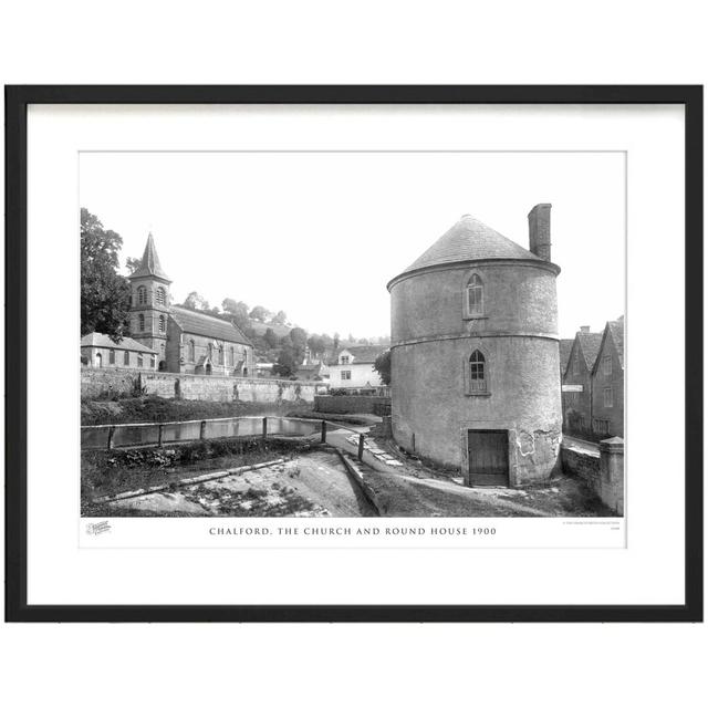 'Chalford, the Church and Round House 1900' by Francis Frith - Picture Frame Photograph Print on Paper The Francis Frith Collection Size: 40cm H x 50c on Productcaster.