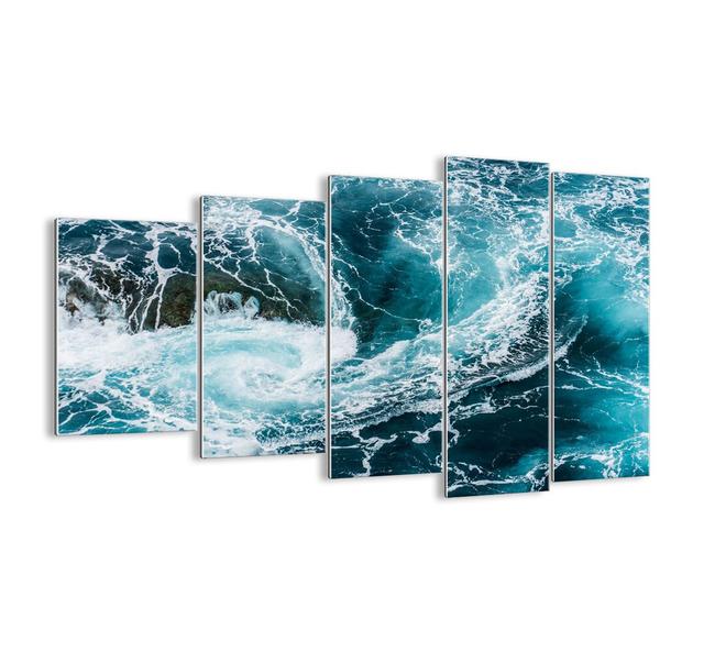 'The Essence of Asian Nature' - 5 Piece Unframed Photograph Print Set on Glass Highland Dunes Size: 60cm H x 100cm W x 1.8cm D on Productcaster.