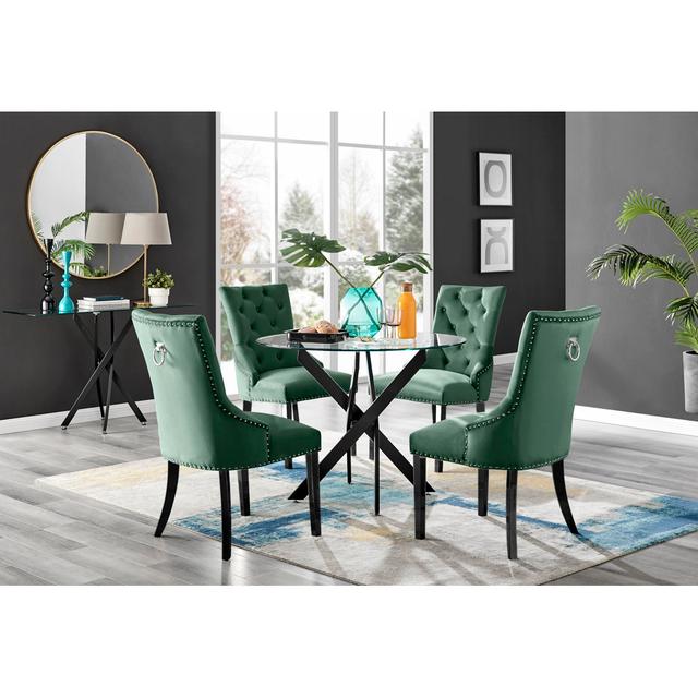 Calil 4 - Person Dining Set Ivy Bronx on Productcaster.