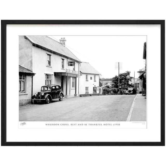 Wheddon Cross, Rest And Be Thankful Hotel C1950 - Single Picture Frame Print The Francis Frith Collection Size: 28cm H x 36cm W x 2.3cm D on Productcaster.