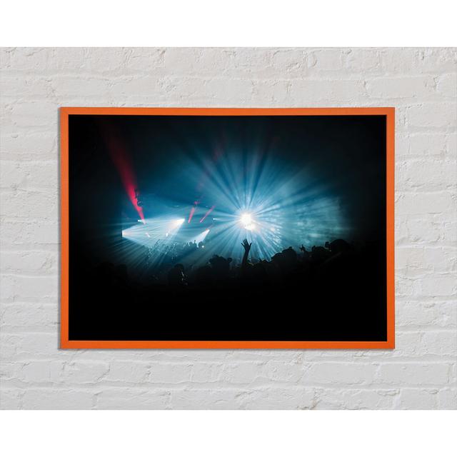 Crowd Lights - Single Picture Frame Art Prints Brayden Studio Size: 42cm H x 59.7cm W x 2cm D on Productcaster.