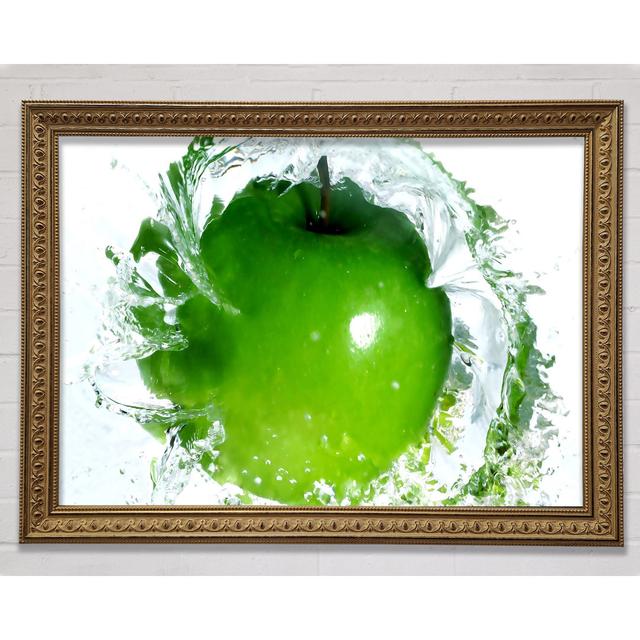 Apple Water Splash - Single Picture Frame Art Prints Bright Star Size: 59.7cm H x 84.1cm W on Productcaster.