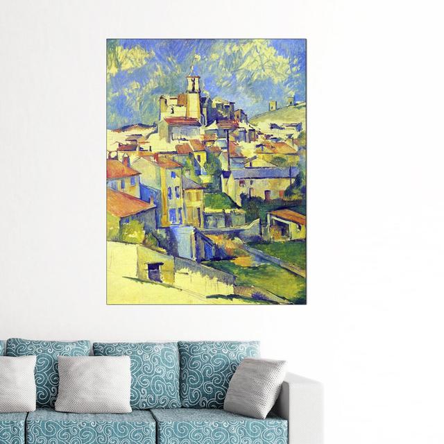 'Gardanne' by Paul Cezanne Painting Print East Urban Home Size: 80cm H x 60cm W x 1.8cm D on Productcaster.