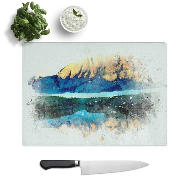 Glass Mountains & Lake Minnewaska in Abstract Chopping Board East Urban Home Size: 39 cm W x 28.5 cm L on Productcaster.